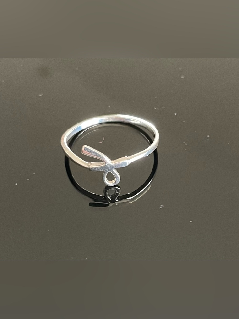 Sterling Silver Ankh Cross Ring - Silver